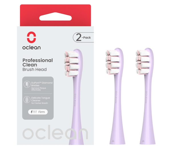 Oclean Końcówki Professional Clean P1C13 fioletowy 2 szt. - 1213175 - zdjęcie